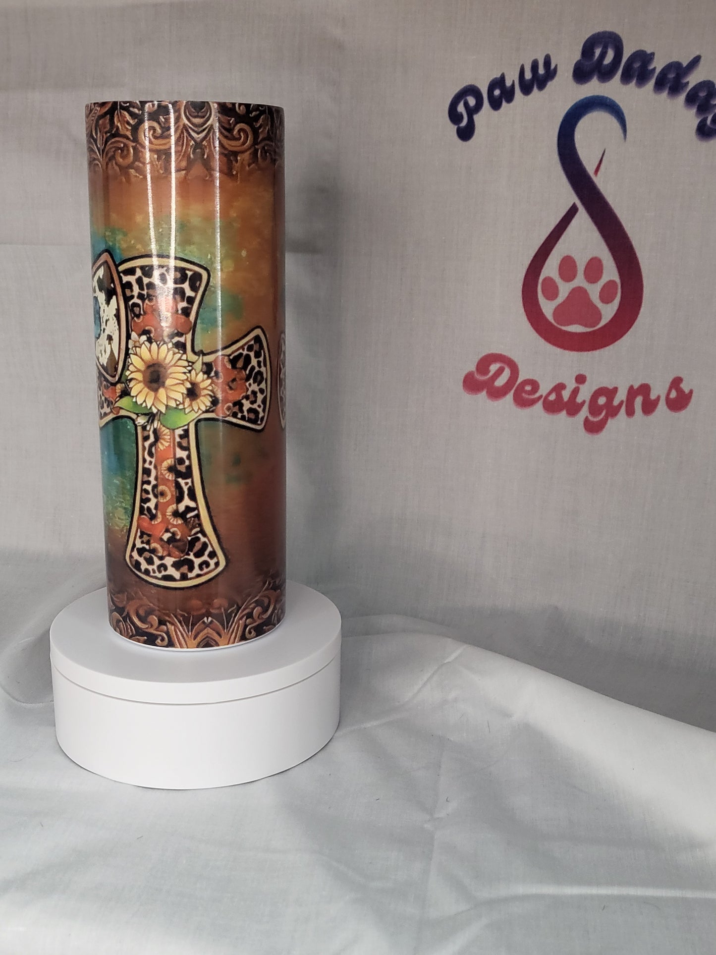 Cowhide Crosses Tumbler