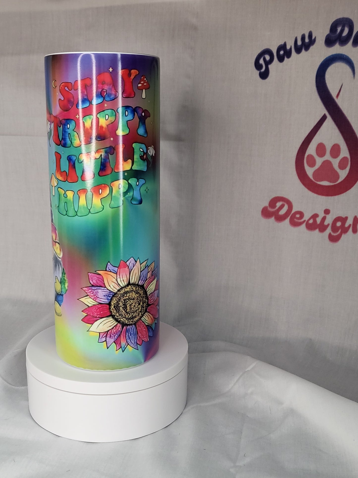 Stay Trippy Hippie Tumbler