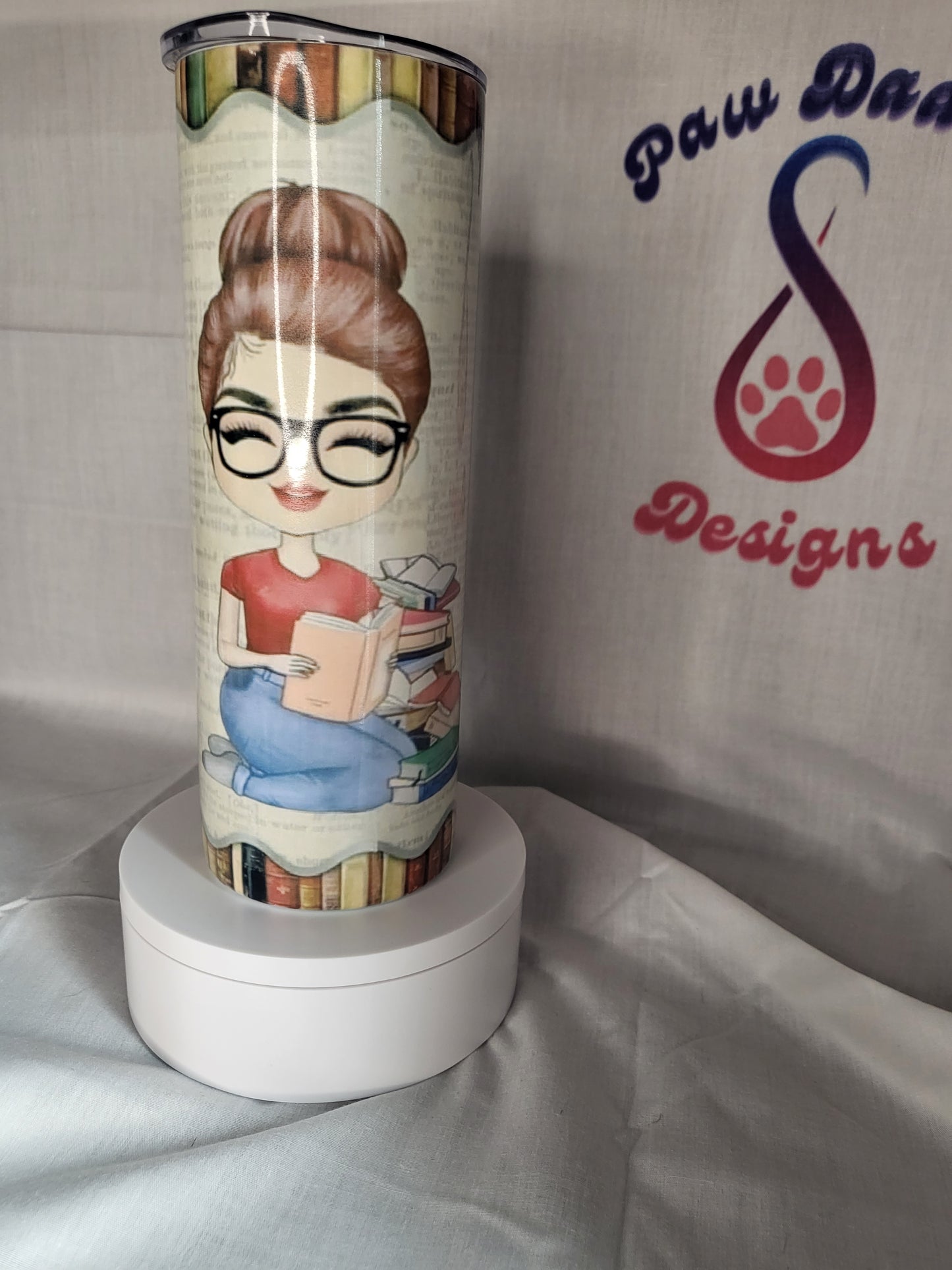 Just a Girl Who Loves Books Tumbler
