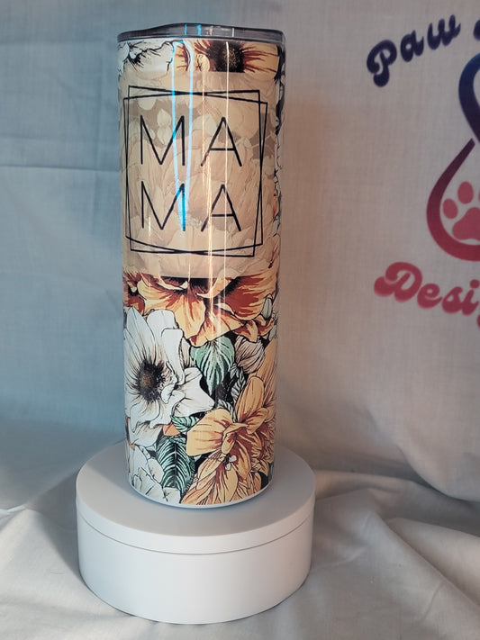 Mama Floral Tumbler